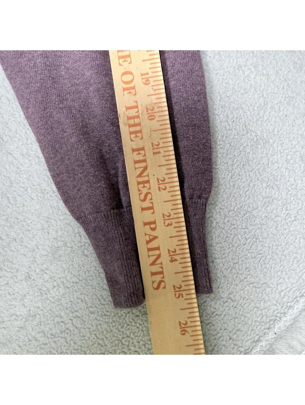 J.Crew Mens 100% Cotton Crewneck Long Sleeve Sweater Pullover Purple Size Large